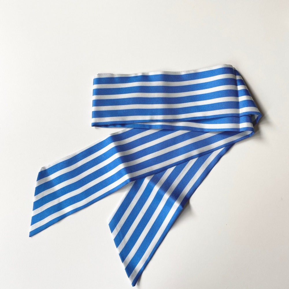 Italian Silk Skinny Scarf/Headband